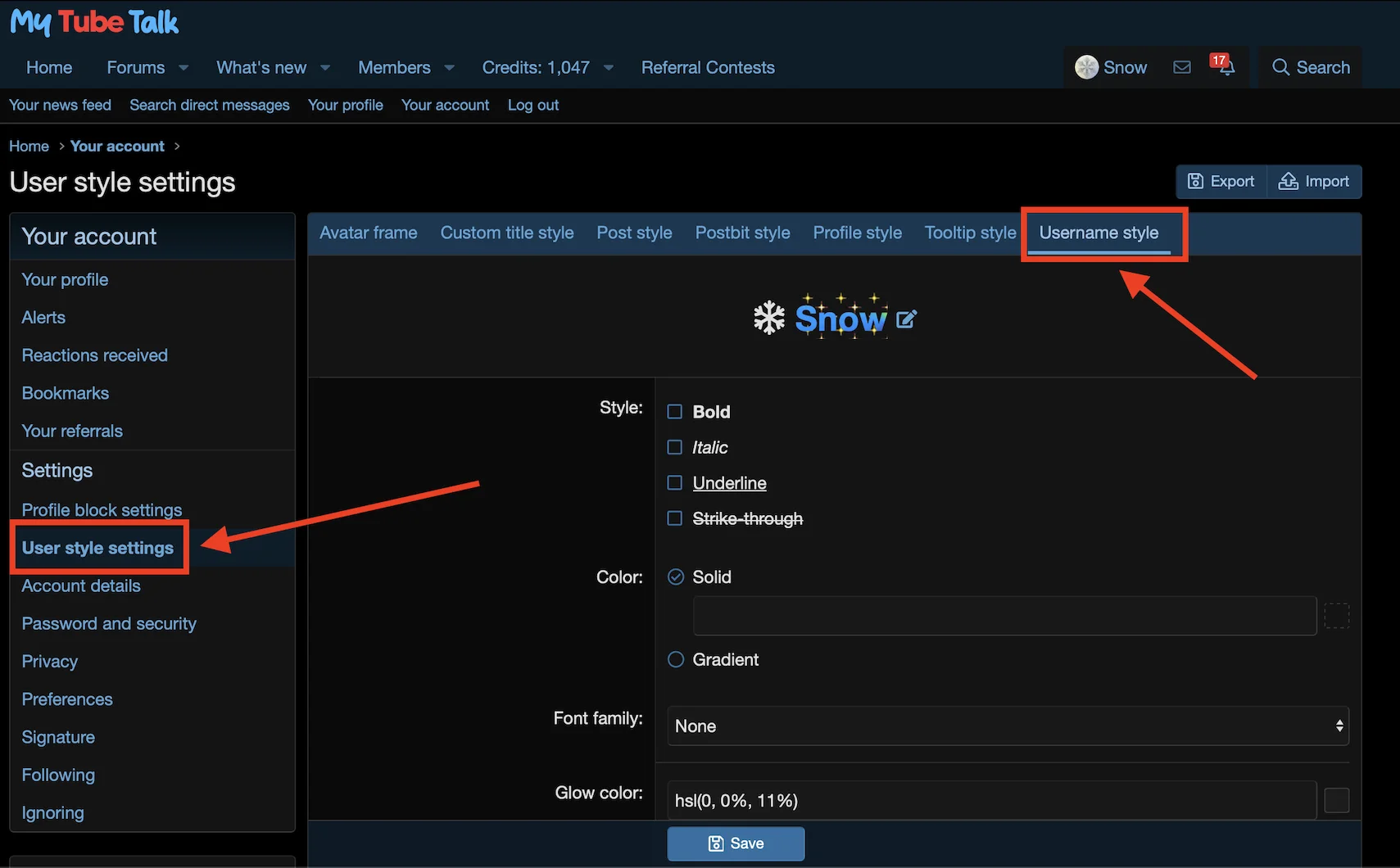 Username Styling.webp